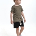 Комплект для мальчиков Mini Maxi, модель 7886, цвет хаки/черный