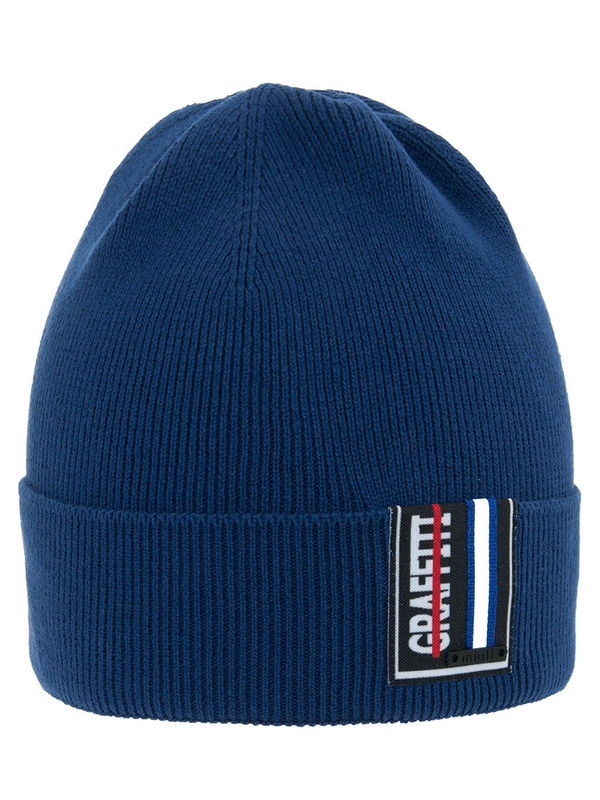 Шапка Люксембург, Миалт синий - Для девочек весна-осень