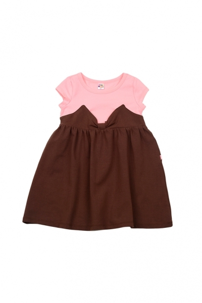 Платье для девочек Mini Maxi, модель 2655, цвет розовый - Платья для девочек с коротким рукавом