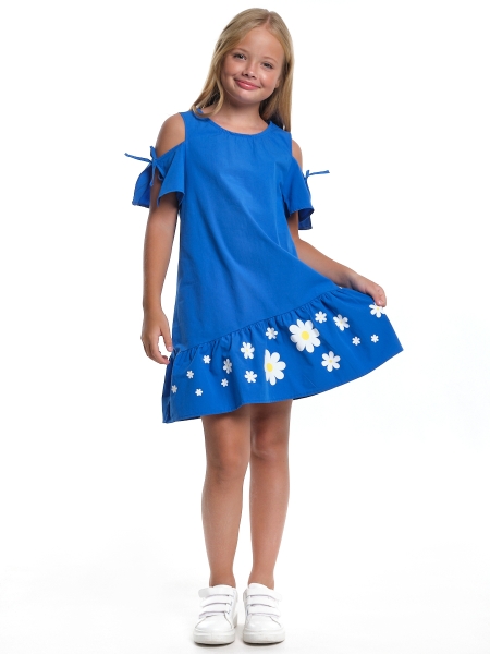 Платье для девочек Mini Maxi, модель 4602, цвет синий - Платья для девочек с коротким рукавом