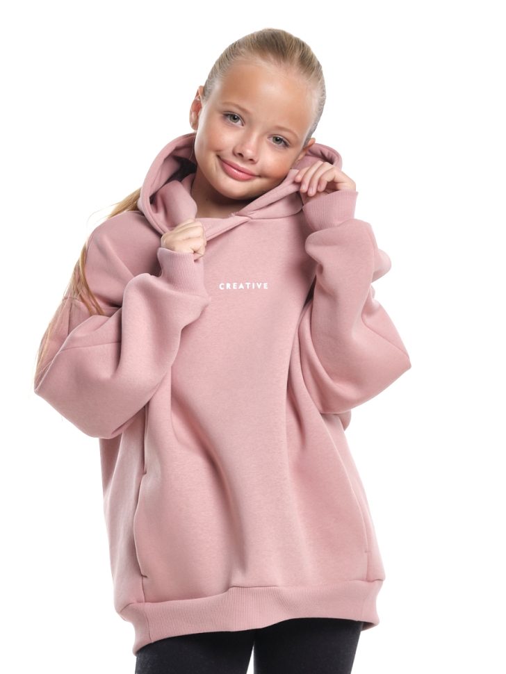 Худи для девочек Mini Maxi, модель 7317, цвет пудра - Толстовки с капюшоном / худи