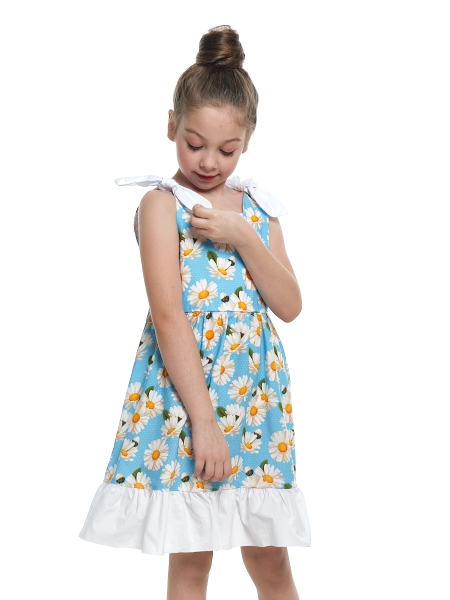 Платье для девочек Mini Maxi, модель 7662, цвет мультиколор - Платья для девочек с коротким рукавом