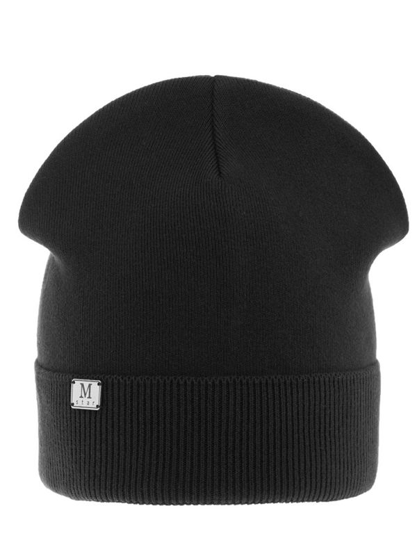 Шапка для мальчика Шпагат, Миалт черный, весна-осень - Шапки весна-осень