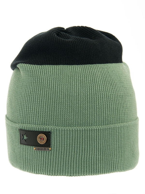 Шапка для мальчика Штат, Миалт хаки/черный, весна-осень - Шапки весна-осень