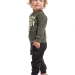Спортивный костюм для мальчиков Mini Maxi, модель 2185, цвет хаки