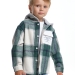 Рубашка для мальчиков Mini Maxi, модель 7988, цвет зеленый/клетка