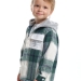 Рубашка для мальчиков Mini Maxi, модель 7988, цвет зеленый/клетка