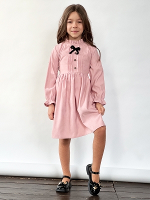 Платье для девочки нарядное БУШОН ST75, цвет пудра