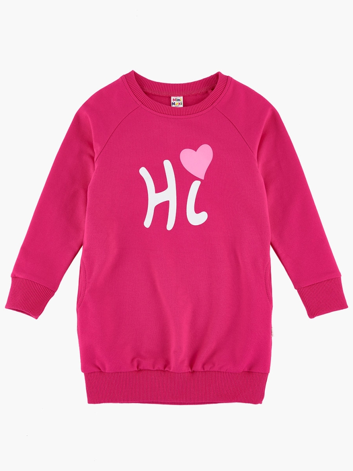 Свитшот для девочек Mini Maxi, модель 1140, цвет малиновый - Свитшоты / джемпера
