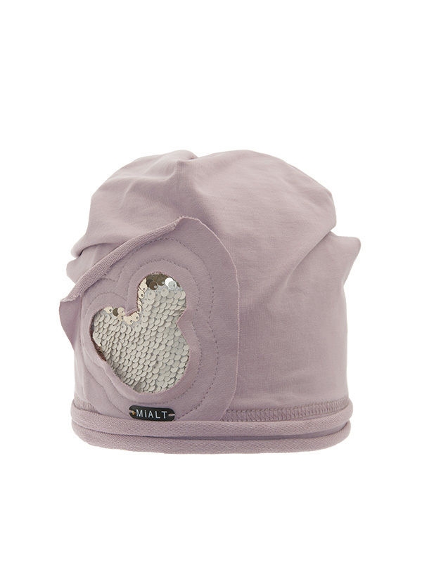 Шапка для девочки Шутка, Миалт пудровый, лето SLMM3 - Летние шапочки