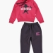 Спортивный костюм для девочек Mini Maxi, модель 6735, цвет малиновый