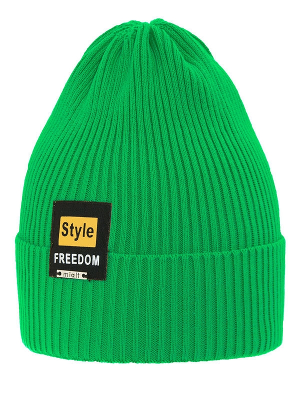 Шапка Freedom, Миалт ярко-зеленый - Для девочек весна-осень