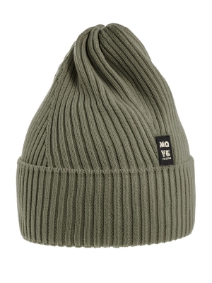 Шапка для девочки Манхеттен, Миалт серый/хаки, весна-осень