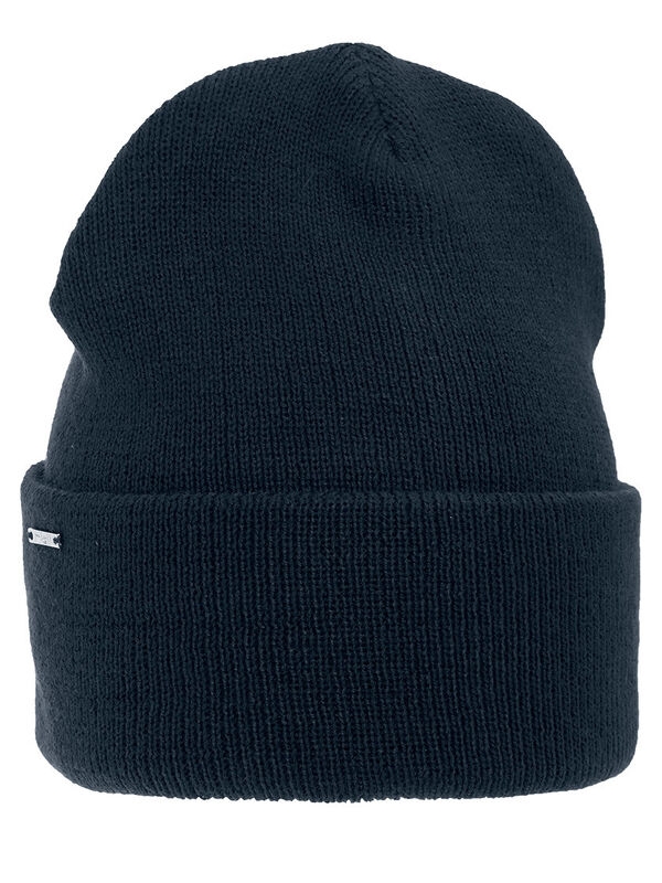 Шапка женская Инжир, Миалт черно-синий, зима - Шапочки молодежные