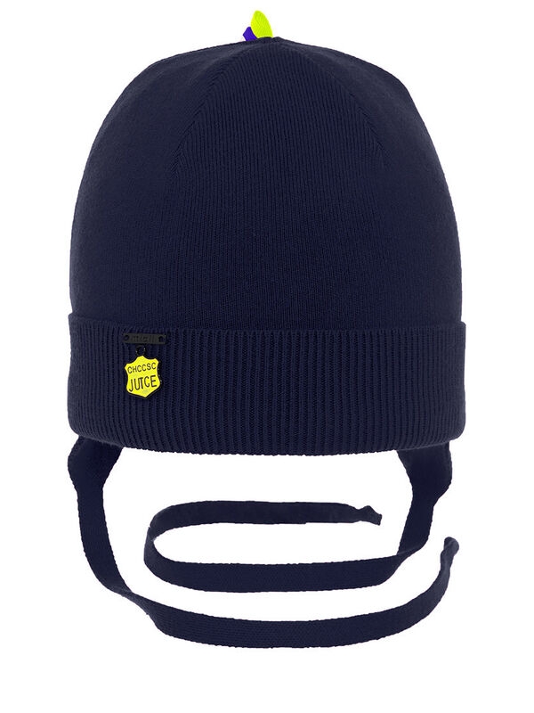 Шапка для мальчика Фиксик, Миалт темно-синий, весна-осень - Шапки весна-осень