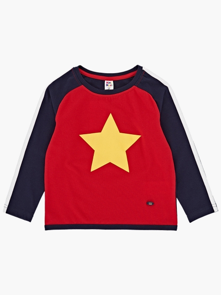 Лонгслив для мальчиков Mini Maxi, модель 4799, цвет красный - Лонгсливы / футболки - дл. рукав