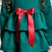 Платье для девочек Mini Maxi, модель 6937, цвет зеленый/бирюзовый