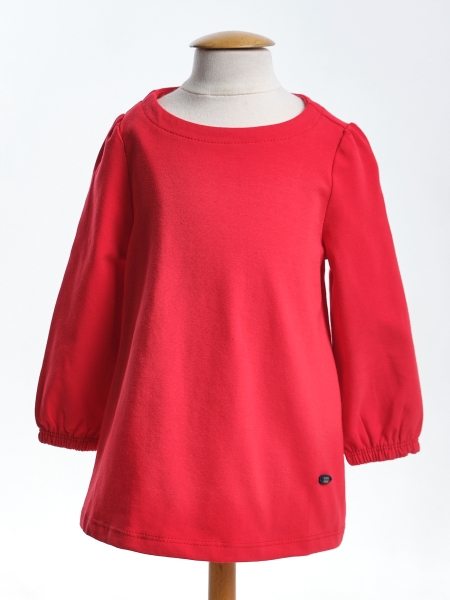 Платье для девочек Mini Maxi, модель 6964, цвет красный - Платья для девочек с длинным рукавом