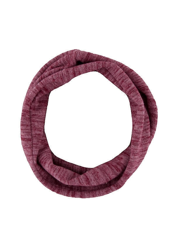Шарф-труба Грильяж, Mialt бордовый/меланж, зима - Шарф-снуд