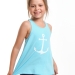 Майка-борцовка для девочек Mini Maxi, модель 1770, цвет бирюзовый