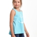 Майка-борцовка для девочек Mini Maxi, модель 1770, цвет бирюзовый