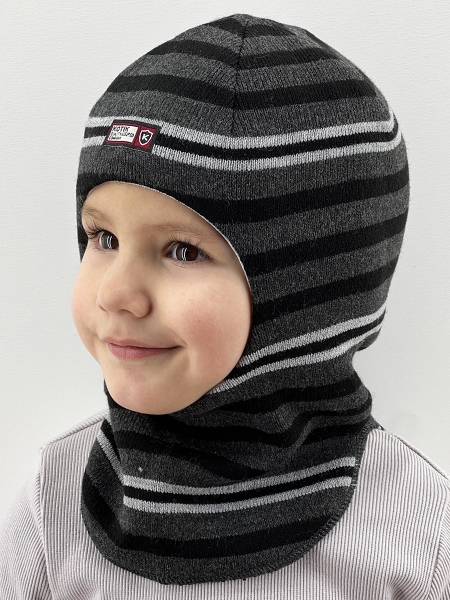 Шапка-шлем для мальчика Энди  - Шлемы осень-зима