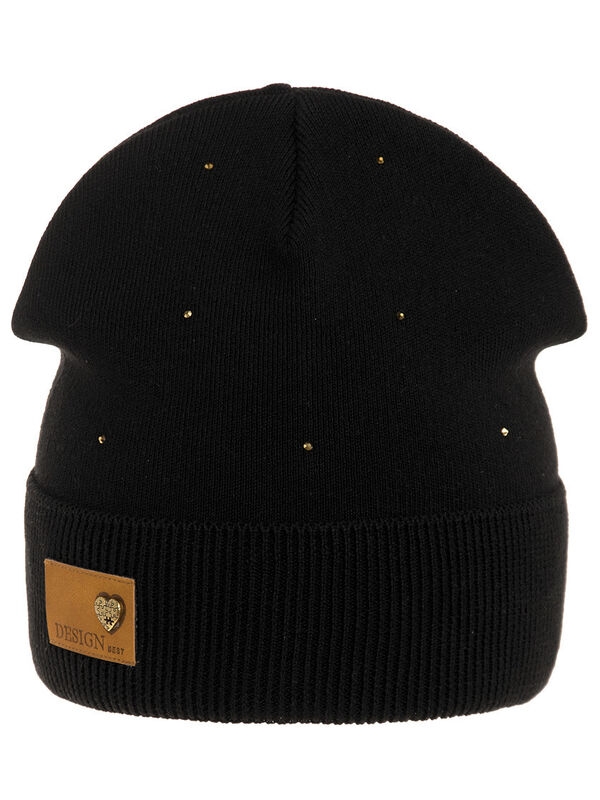 Шапка для девочки Only, Миалт черный, весна-осень - Для девочек весна-осень