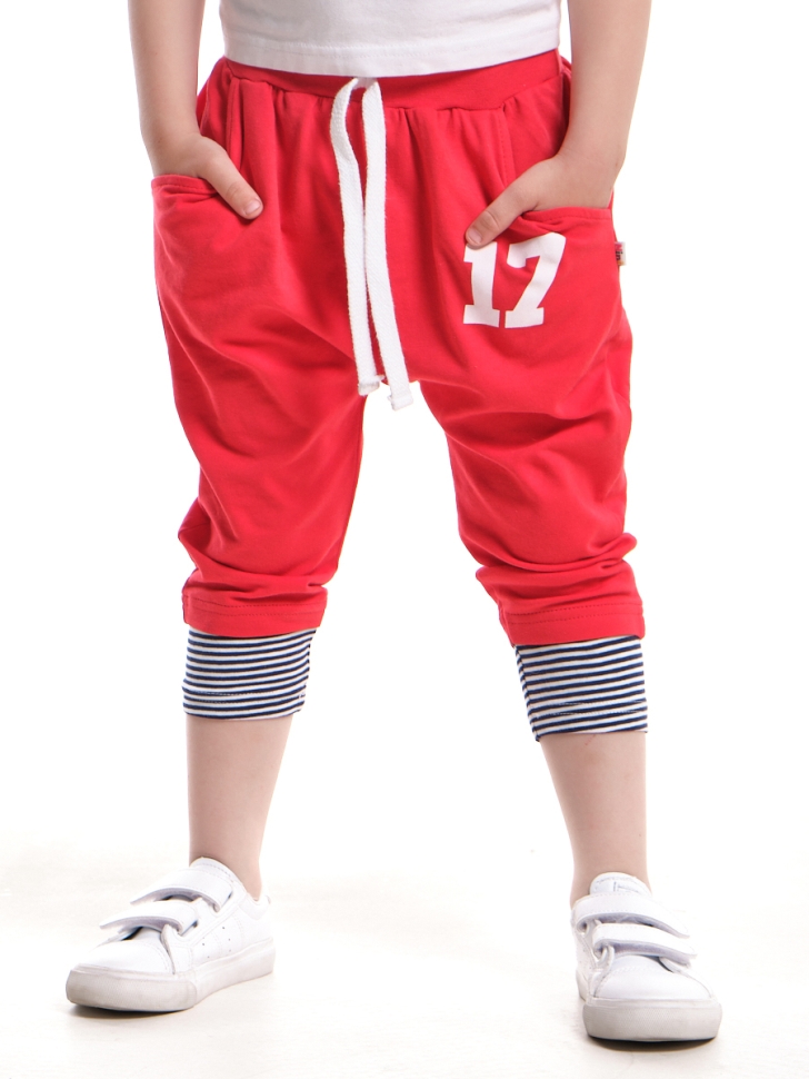 Бриджи для девочек Mini Maxi, модель 0312, цвет красный - Шорты для мальчиков