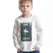 Лонгслив для мальчиков Mini Maxi, модель 0987, цвет белый