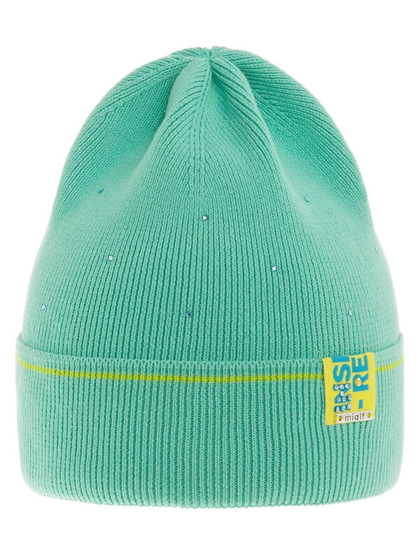 Шапка для девочки Коллекция, Миалт ярко-мятный, весна-осень - Для девочек весна-осень