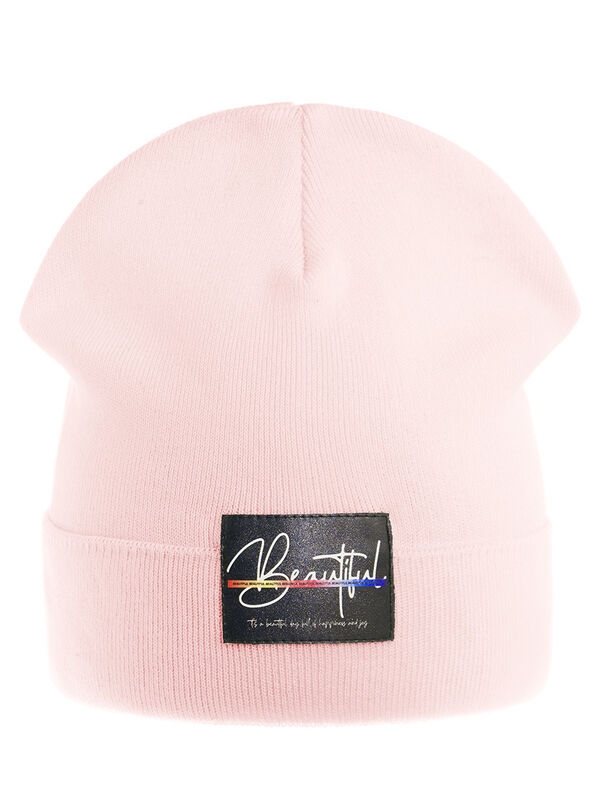 Шапка для девочки Шоколад, Миалт светло-розовый, весна-осень - Для девочек весна-осень