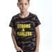 Футболка для мальчиков Mini Maxi, модель 4653, цвет камуфляж