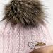 Шлем для девочки Кассандра, Миалт грязно-розовый, зима