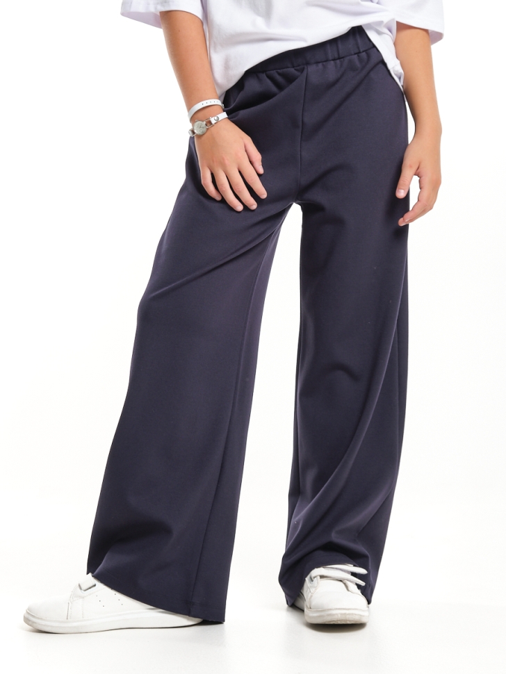 Брюки для девочек Mini Maxi, модель 7325, цвет синий - Брюки палаццо