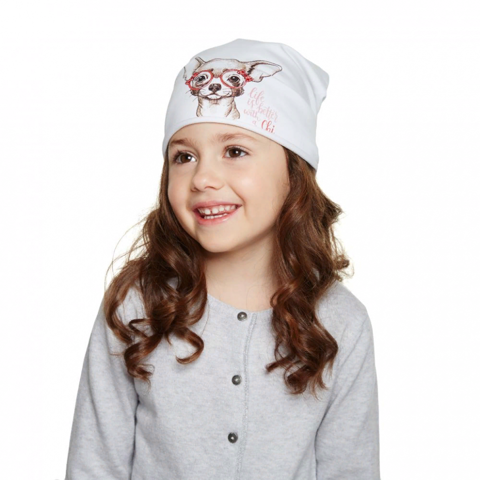 Шапка для девочки Моська - Для девочек весна-осень