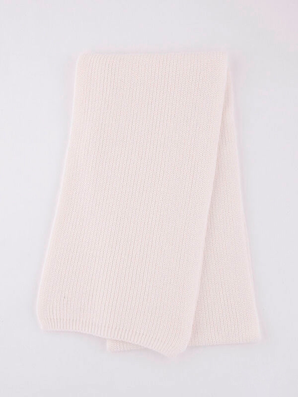 Шарф для девочки Монро, Миалт белый, зима - Шарфы