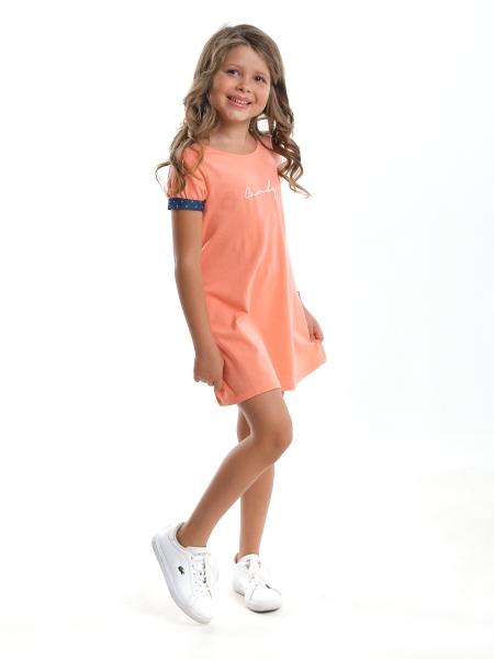Платье для девочек Mini Maxi, модель 2885, цвет кремовый - Платья для девочек с коротким рукавом