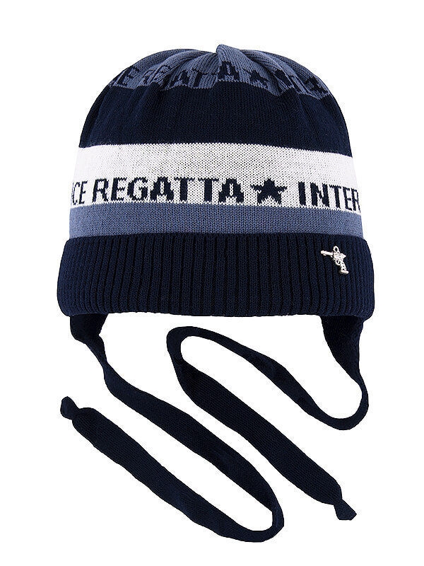 Шапка для мальчика Флагман, Миалт темно-синий/темно-серый - Шапки весна-осень