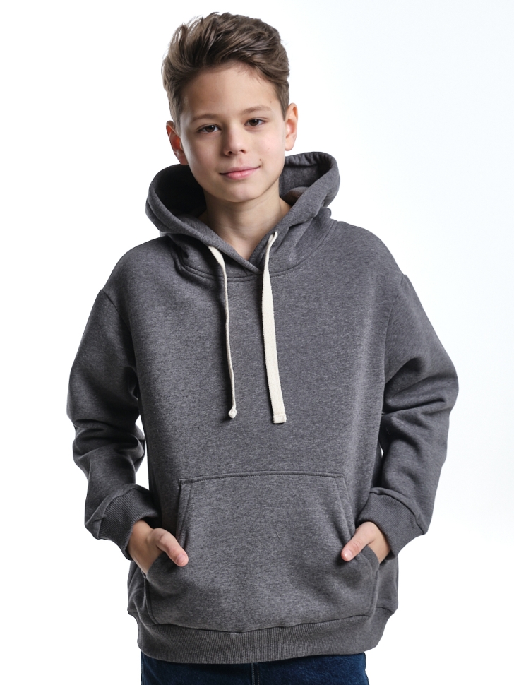 Худи для мальчиков Mini Maxi, модель 7806, цвет серый - Худи, толстовки с капюшоном