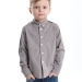 Рубашка для мальчиков Mini Maxi, модель 0498, цвет серый