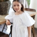 Платье для девочки хлопок БУШОН ST64, цвет белый