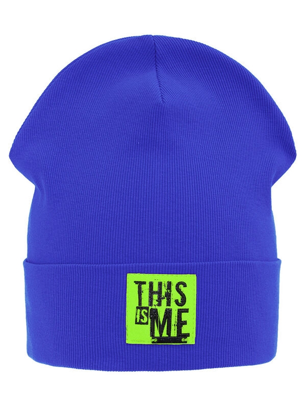 Шапка Магнит, Миалт ярко-синий, весна-осень - Для девочек весна-осень
