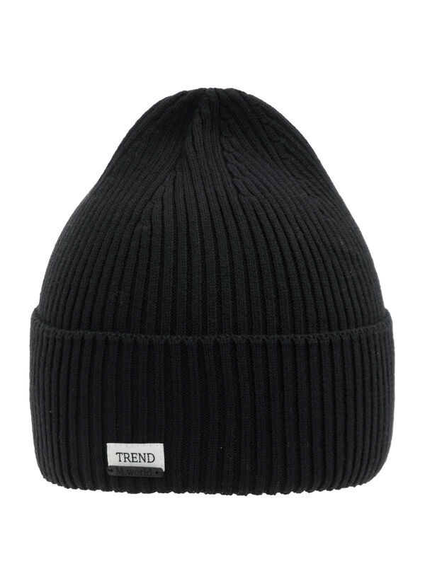 Шапка Привилегия, Миалт черный, весна-осень - Для девочек весна-осень