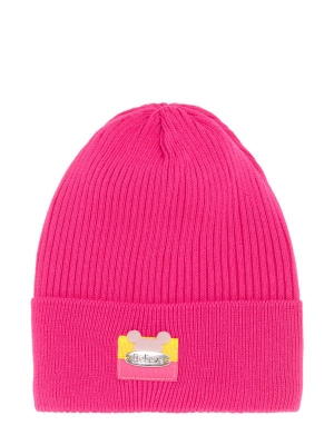 Шапка для девочки Слойка, Миалт фуксия, весна-осень