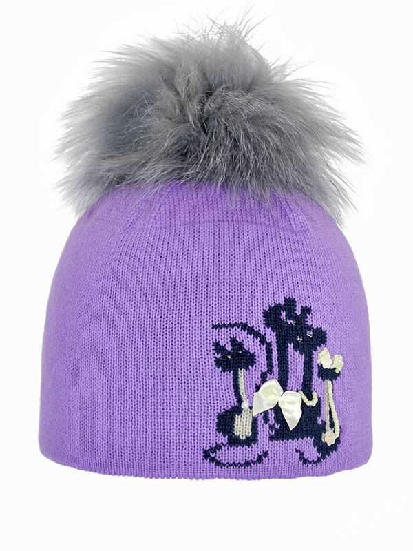 Шапка для девочки FAMILY, Миалт сирень - Для девочек весна-осень