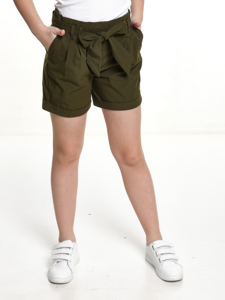 Шорты для девочек Mini Maxi, модель 4685, цвет хаки - Шорты для девочек
