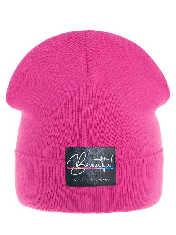 Шапка для девочки Шоколад, Миалт фуксия, весна-осень - Для девочек весна-осень