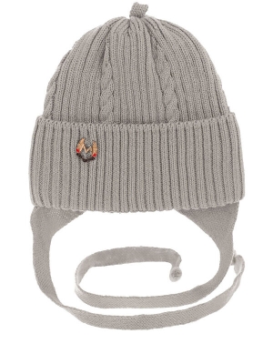 Шапка для мальчика Морфей, Миалт серо-бежевый, весна-осень