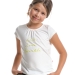 Футболка для девочек Mini Maxi, модель 3368, цвет белый