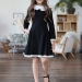 Платье для девочки школьное БУШОН SK35, цвет черный